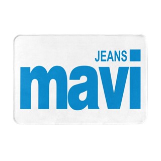 Mavi Jeans (2) พรมเช็ดเท้า ผ้าสักหลาด กันลื่น ดูดซับน้ํา แห้งเร็ว สําหรับห้องน้ํา 16x24 นิ้ว พร้อมส่ง