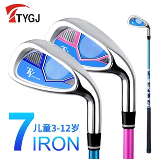 Ttygj Golf ไม้กอล์ฟ สําหรับฝึกตีกอล์ฟ เหมาะกับเด็กผู้ชาย และเด็กผู้หญิง 7 เหล็ก