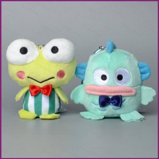 พวงกุญแจ จี้ตุ๊กตากบ Sanrio Hangyodon Keroppi น่ารัก ของเล่นสําหรับเด็ก