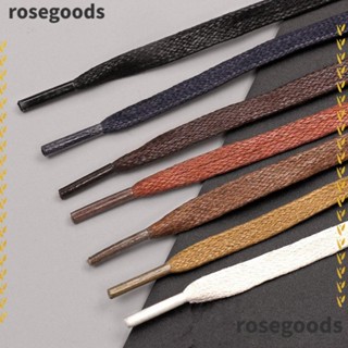 Rosegoods1 เชือกผูกรองเท้าบูทหนัง ยาว 160 ซม. กันน้ํา 4 คู่