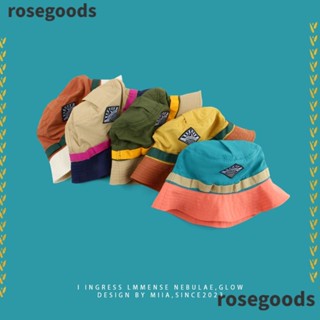 Rosegoods1 หมวกชาวประมง วันหยุดพักผ่อน ฤดูร้อน ปีนเขา แห้งเร็ว หมวกอ่างล้างหน้า