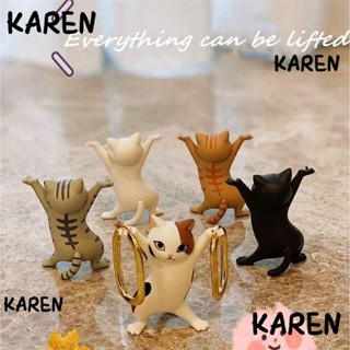 Karen ที่วางปากกา รูปแมว สําหรับตกแต่งออฟฟิศ