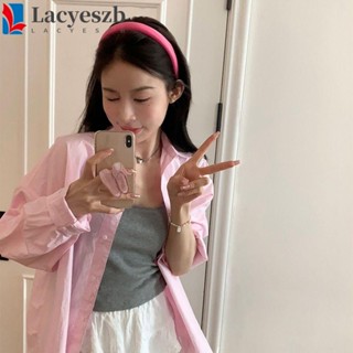 Lacyeszb ที่คาดผม สีชมพู สครันชี่ กิ๊บติดผม สร้อยคอ หวาน กุหลาบ สีแดง ยางยืด ยางรัดผม เชือกผมเด็ก