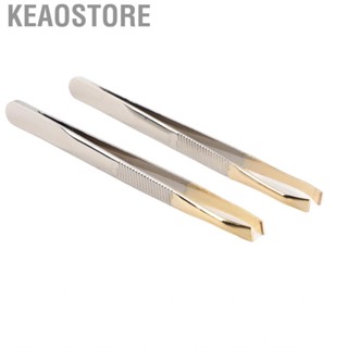 Keaostore 2x Eyebrow Tweezers Daily For Ingrown Hair Facial