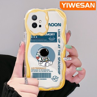 เคสโทรศัพท์มือถือแบบนิ่ม ใส ลายนักบินอวกาศ หลากสี สําหรับ vivo y55 y75 5G y55s 2023 y33s 2023 y33e y52t y30 t1 5G iqoo z6