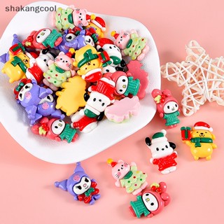 Shakangcool สติกเกอร์เรซิ่น ลายการ์ตูนสัตว์น่ารัก Diy สําหรับติดตกแต่งเล็บ กิ๊บติดผม 5 ชิ้น