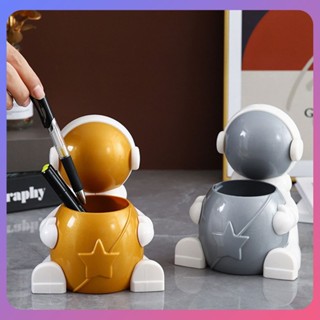 ☛ Astronaut Pen Holder Storage Rack Household Storage Box Astronaut Pen Holder Desktop Cosmetics Storage Rack srlive