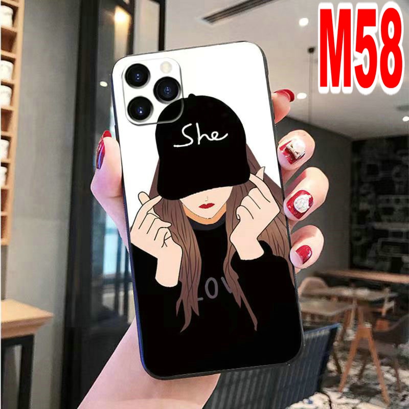 SHC| เคส สำหรับ Vivo V5 V5s V5 Lite V7 Plus V9 V11 V11i V15 V17 Pro V19 Neo V20 SE V21 V23 V23E V25 V25E V27 V27E V29 Z1 Pro Y73 2021 แฟชั่นนุ่มคู่รักหมวกสาวบอยเคสโทรศัพท์ - รูปที่ 2