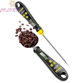 【COLORFUL】User Friendly LCD Display Kitchen Spoon and Food Scale for Accurate Measurements