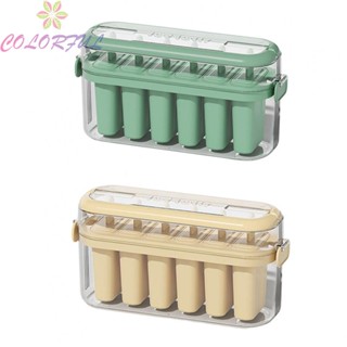 【COLORFUL】Ice Lolly Molds Reusable Household DIY Molds Ice Cream Portable Ice Maker