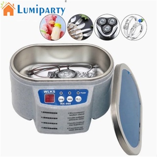 Lumiparty เครื่องอัลตราโซนิกดิจิทัล ความถี่คู่ สั่นสะเทือน 30w 50w สําหรับอาบน้ํา เครื่องประดับ แว่นตา วงจร