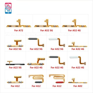 อะไหล่ปุ่มกดสวิตช์เปิดปิด ควบคุมระดับเสียง สายเคเบิ้ลอ่อน แบบเปลี่ยน สําหรับ Samsung Galaxy A02 A12 A22 A32 A52 A72 4G 5G