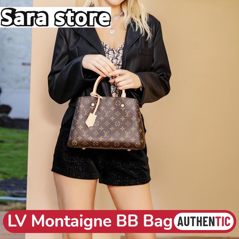 หลุยส์วิตตอง Louis Vuitton กระเป๋ารุ่น Montaigne BB Tote Bag กระเป๋าสะพายผู้หญิง