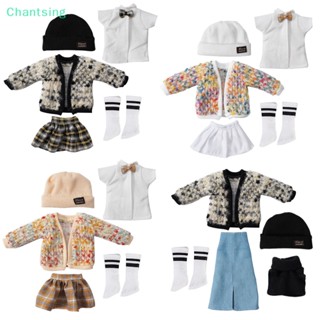 &lt;Chantsing&gt; ชุดเสื้อผ้าตุ๊กตา 1/6 BJD 12 นิ้ว พร้อมกางเกง หมวก ถุงเท้า 30 ซม. ลดราคา 5 ชิ้น ต่อชุด