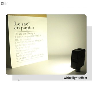 [Dhin] โคมไฟ LED ขนาดเล็ก แบบพกพา สําหรับเซลฟี่ โทรศัพท์มือถือ แล็ปท็อป วิดีโอ COD