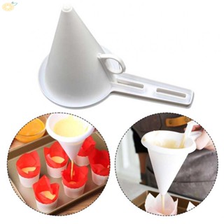 【VARSTR】Chocolate Funnel 20.8*13.1*10cm Candy Funnel Dispenser For Baking Cake