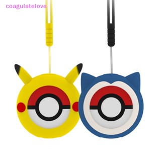 เคสซิลิโคน กันกระแทก ลายการ์ตูนอนิเมะ Pokémon Go Plus + Kawaii Pika พร้อมเชือกคล้อง สําหรับ Pokemon Go Plus