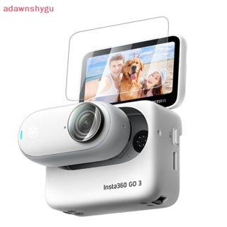 Adagu ฟิล์มกระจกนิรภัยกันรอยหน้าจอ แบบแข็ง สําหรับ Insta360 GO 3 GO3