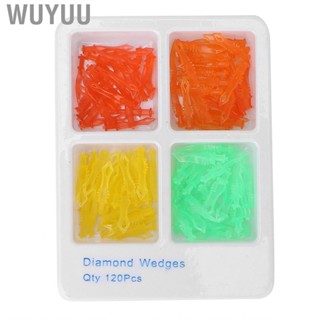 Wuyuu Dental Wedges  Plastic Interdental Restoration 120pcs Clean Disposable for Dentist Hospital