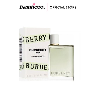 BURBERRY Her Eau De Toilette 5ml ผสมผสานกับกรีนแพร์ที่สดใส