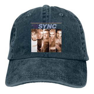 ใหม่ หมวกเบสบอล ผ้าฝ้ายแท้ ลาย Nsync Boxes สไตล์ฮาราจูกุ เกาหลี คลาสสิก อเมริกา XQ