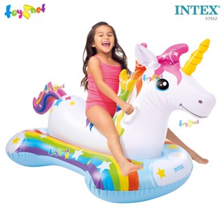 อุปกรณ์ว่ายน้ำ Intex ส่งฟรี แพยางเป่าลม แพเป่าลม ม้ายูนิคอร์น 1.63x0.86 ม.รุ่น 57552