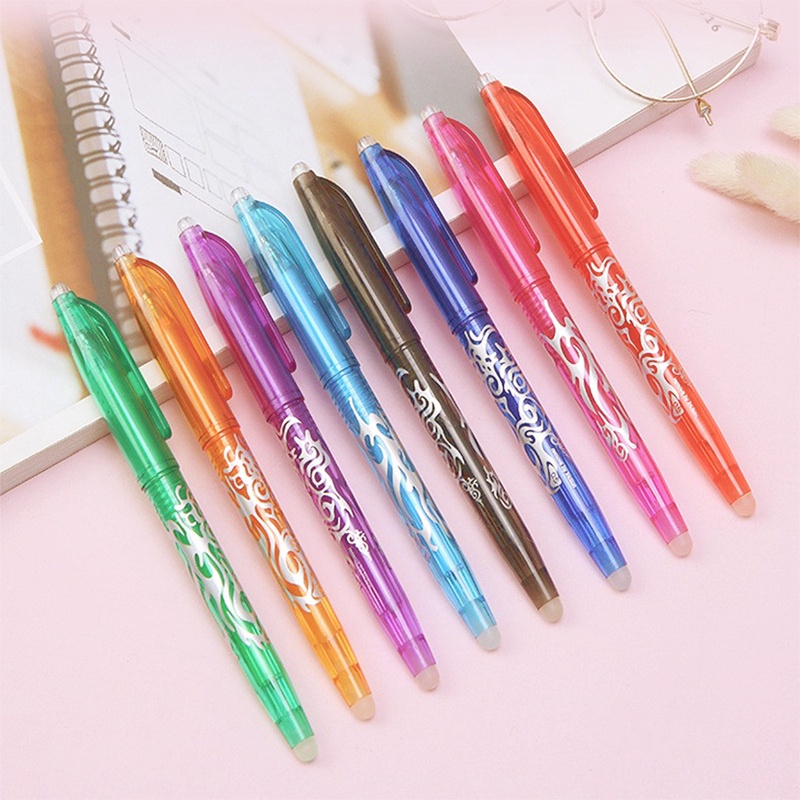 1 ชิ้น สี ลบได้ ปากกาเจล ลบได้ หาย อุณหภูมิ ควบคุม ปากกา ลบได้ เติมได้ นักเรียน สํานักงาน เครื่องเขียน