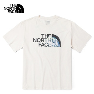 เสื้อยืดพิมพ์ลายแฟชั่นTHE NORTH FACE S/S EARTH DAY TEE -AP TNF WHITE เสื้อยืดแขนสั้น เสื้อยืด เสื้อผ้าผู้ชาย