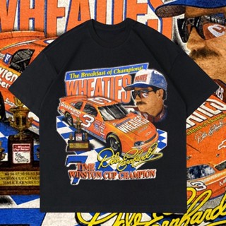 เสื้อยืดสีขาวเสื้อยืด ลาย Nascar DALE WINSTON VINTAGE | เสื้อยืดแขนสั้น พิมพ์ลาย Nascar CHAMPIONSHIP | เสื้อแข่งรถS-4XL