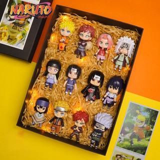 ฟิกเกอร์ Pvc อนิเมะนารูโตะ Uzumaki Naruto Hatake Kakashi Haruno Sakura Uchiha Sasuke Haku Itachi ของเล่นสําหรับเด็ก 12 ชิ้น