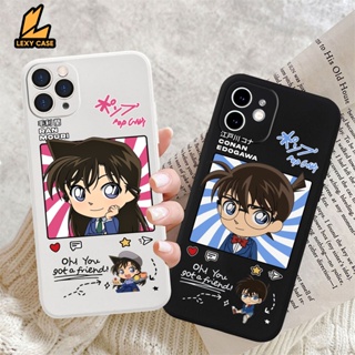 เคสโทรศัพท์มือถือ ลายการ์ตูนอนิเมะโคนันน่ารัก สําหรับ OPPO A5S A12 A15 A16 A16E A16K A17 A57 2022 A54 A55 A53 A3S A11K A31 A36 A52 A92 A94 A93 A37 F1S RENO 4 RENO 7 เคสโทรศัพท์มือถือซิลิโคน แบบนิ่ม สําหรับ Oppo Softcase Pro