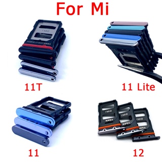 อะแดปเตอร์ถาดใส่ซิมการ์ด และชิป สําหรับ Xiaomi Mi 12 Mi 11T Mi 11 Mi 11 Lite Mi 11 Pro