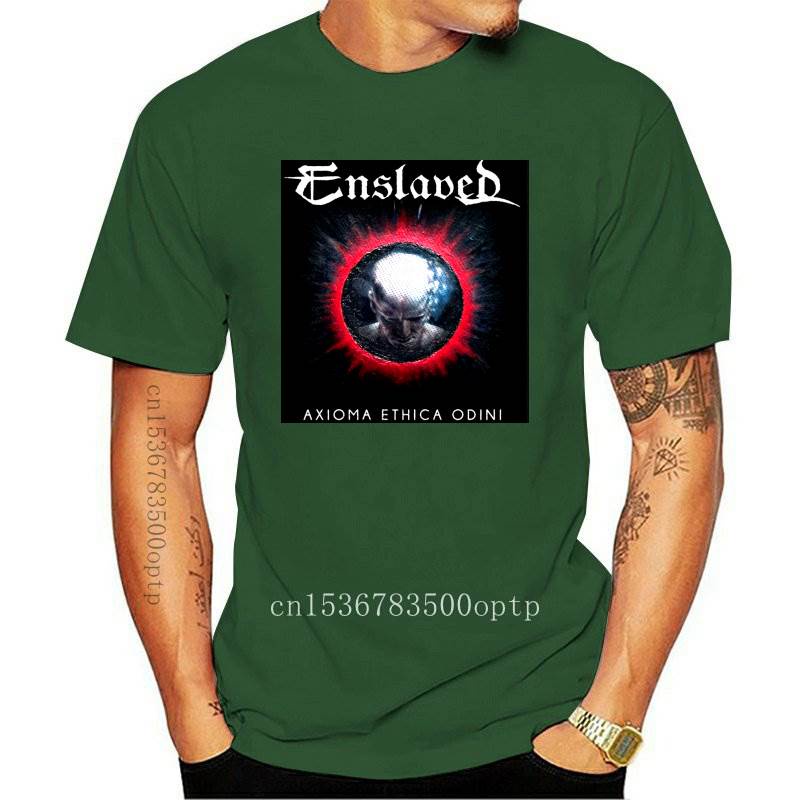 oversize T-shirt เสื้อยืด พิมพ์ลาย ENSLAVED ioma Ethica Odini S- Official Hi Fidelity Merchandise LPjnkd71GNdjbg97 สไตล์
