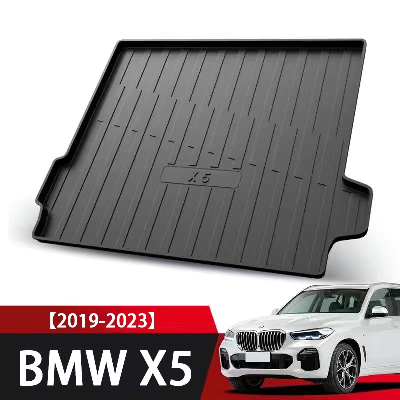 รถด้านหลังTrunk MatsพรมสําหรับBMW X5 G05 2023 2022 2021 2020 2019 2018 F15 2017 2016 2015 2014 E70 2