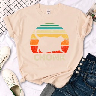 เสื้อยืด ลายแมว Chonk