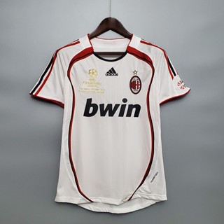 เสื้อกีฬาแขนสั้น ลายทีมชาติฟุตบอล AC Milan II 06/07 2006-07 ชุดเยือน