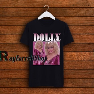 ขายดี เสื้อยืดลําลอง แขนสั้น คอกลม พิมพ์ลาย Dolly Parton Rap สไตล์ฮิปฮอป 90s 90s วินเทจ สีดํา สําหรับผู้ชาย RF14 KAbmcp2