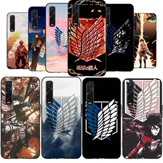 เคสโทรศัพท์ซิลิโคน TPU แบบนิ่ม ลาย AM18 Attack On Titan Wings สําหรับ Oppo A56s A16K A16e A1 A1x Find X6