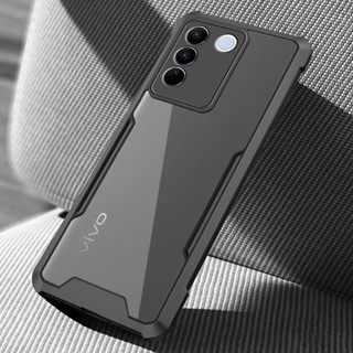 เคสอะคริลิค TPU ใส กันกระแทก สําหรับ Vivo V27 Pro 5G Vivo V 27 V27Pro V27e 5G