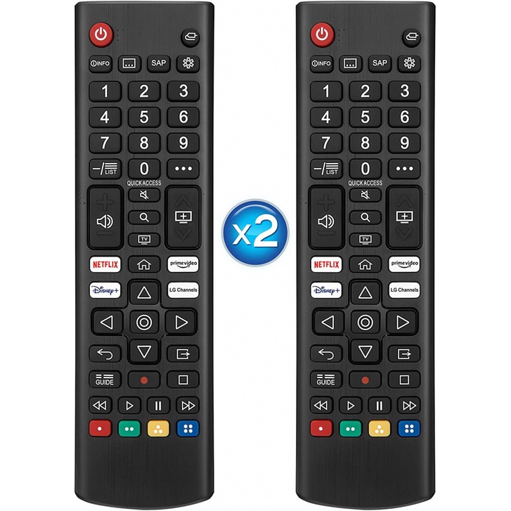 (แพ็ค 2) 2022 รีโมทคอนโทรลใหม่สําหรับ LG-TV-Remote,เข้ากันได้กับ LG UHD OLED QNWED NanoCell 4K 8K สม