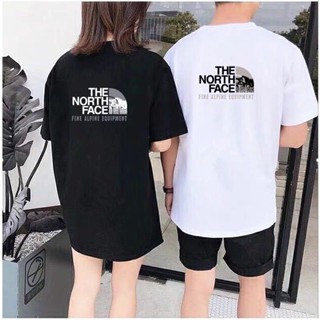 NEXThenorthface เสื้อยืดลําลอง แขนสั้น คอกลม ผ้าฝ้าย พิมพ์ลาย สําหรับผู้ชายยืด.สบาย.รัก