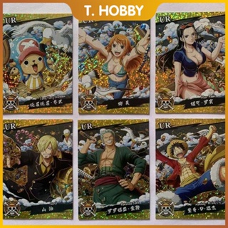 การ์ดเผาผลาญ One Piece Luffy Empress Brook Sanji Rare สําหรับเก็บสะสม