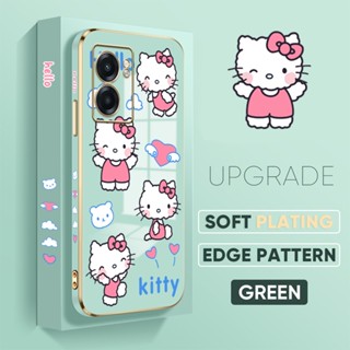 เคสโทรศัพท์มือถือ TPU แบบนิ่ม ลายการ์ตูนคิตตี้ ป้องกันกล้อง สําหรับ Realme C11 C12 C15 C17 C21 C33 C33 C55