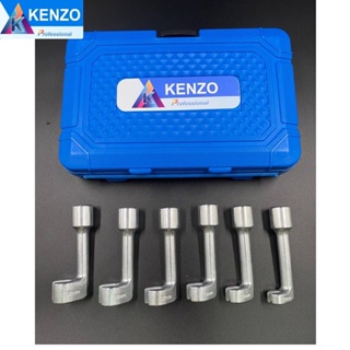 KENZO ชุดลูกบล็อกขันท่อหัวฉีดน้ำมันดีเซล  ขนาด 1/2 (4 หุน) ( 6 ตัวชุด 12 14 16 17 18 19) TOOLS