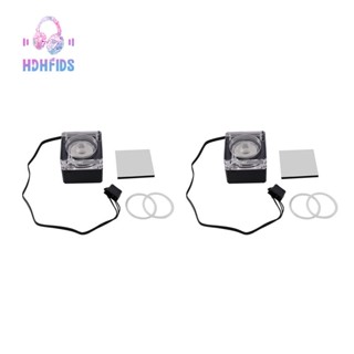 Freezemod PU-FS6-J ปั๊มน้ําหล่อเย็นคอมพิวเตอร์ ไร้เสียง พร้อมสาย 4 เมตร รองรับ RGB AURA 2 ชิ้น