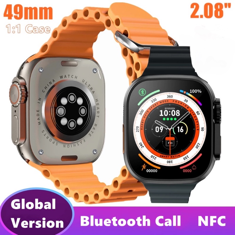 ล ่ าสุด 49 มม.S8 Ultra Series8 Smartwatch 2.08 นิ ้ ว NFC กันน ้ ํา Smartwatch กันน ้ ําโหมดกีฬาไร ้ สายฟิตเนสชาร ์ จ