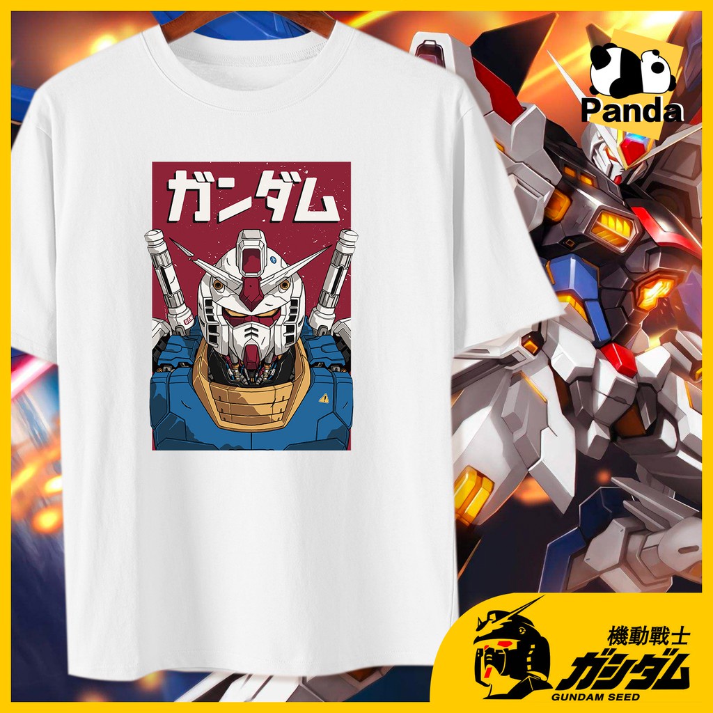 【เสื้อยืดใหม่】Gundam tshirt HD Unisex cotton ASIA SIZE #COD