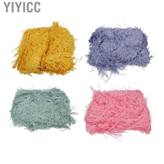 Yiyicc Raffia Paper Filler  Odorless Gift Packaging Bright Colors Raffia Filler Home Decoration  for Fruit