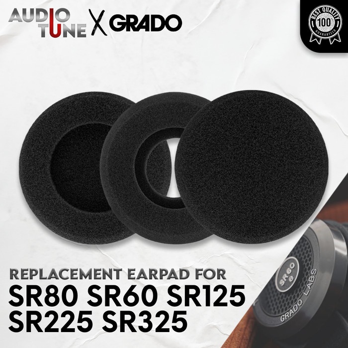 แผ่นโฟมรองหูฟัง สําหรับ Grado SR80 SR60 SR125 SR225 SR325 325i