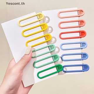 Yescont กิ๊บติดผมโลหะ ไล่โทนสี สีแคนดี้ 3 ชิ้น